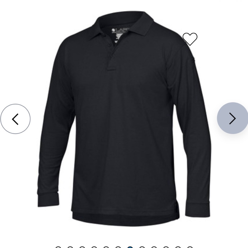 LAPG Men's Op Tactical Long sleeve Polo Shirt
